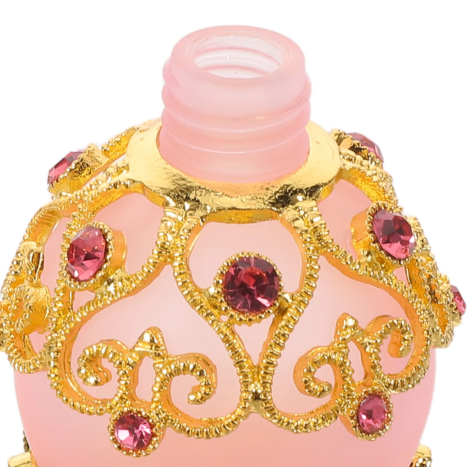 15Ml Crystal Rhinestone Perfume Bottle Glass Refillable Dropper Travel Portable Mini Vintage Decorative Fragrance Oil Container view 5