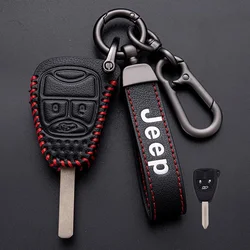 Car Key Case Cover Shell For Jeep Wrangler Compass Patriot Liberty Chrysler 300 PT Dodge JCUV Caliber Nitro Caliber Pacifica