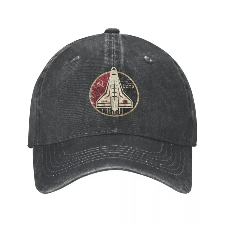 Y2K Vintage CCCP Gagarin Space Shuttle Emblem Baseball For Boy Girl Sun Adjustable Cap Hats