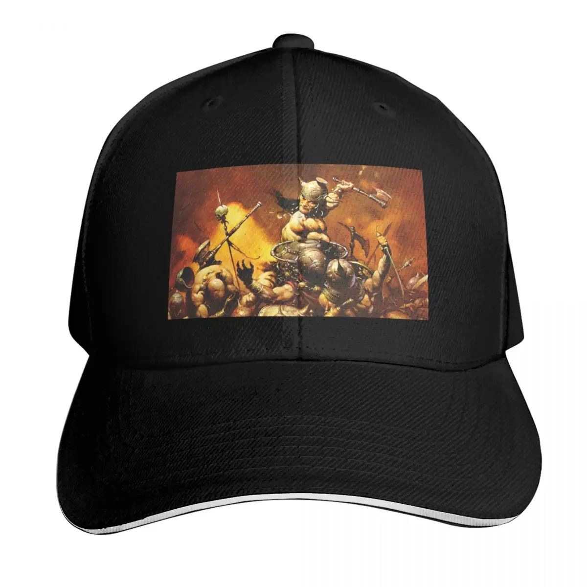 

Frank Frazetta - Conan the barbarian Baseball Cap Rave Male hat Hood Golf Men Women's