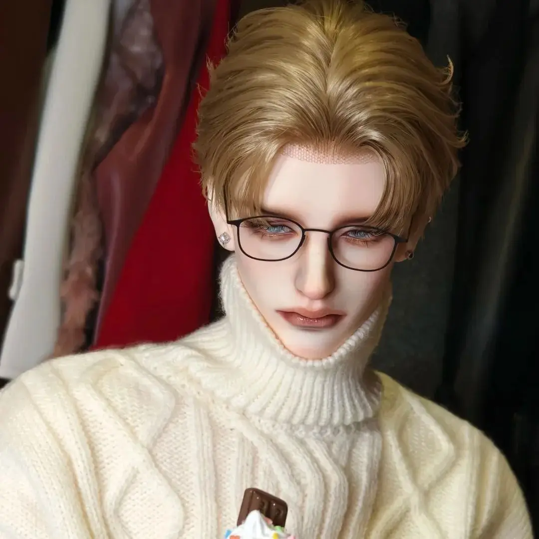 

New BJD doll 1/3 laohu niuniu male doll with open eyes Pharaoh resin toy birthday gift, only for the head