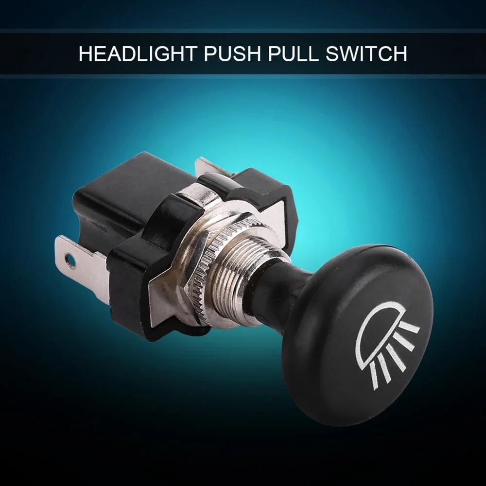 NEW 12V Push Pull Light Switch Button Style Car Headlight Switch Headlight Switch For EZGO Club Car Yamaha