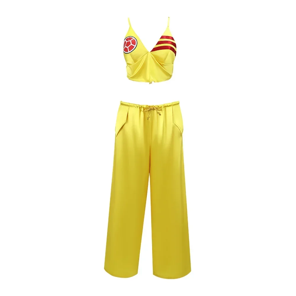 Shakira Dai Dai Cosplay-Kostüm Cheerleader-Uniform Komplettset für USA, Kanada, Mexiko, Fußballpokal-Eröffnungszeremonie, Halloween, Comic – Detail 7