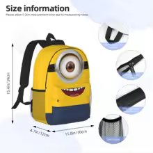 Litter Yellow New Fashionable Pattern Backpack