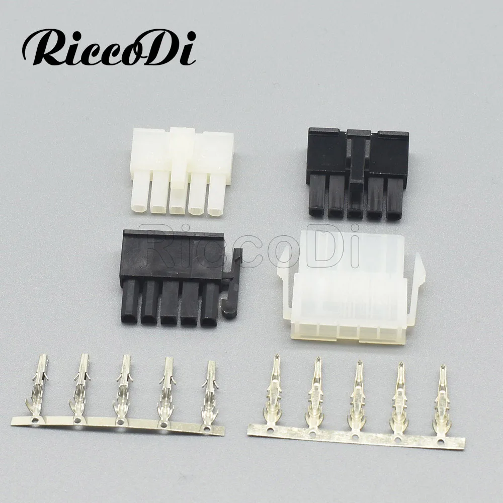 10-50Set 5Pins 5557 5559 Housing 4.2mm Pitch Male Female Connector For Computer