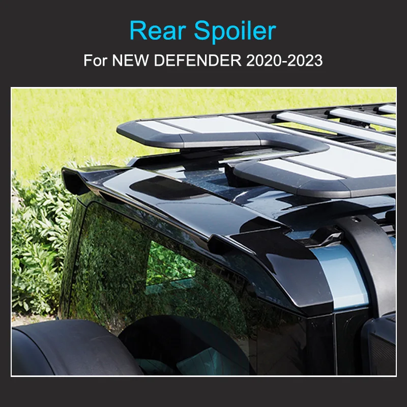 Exterior Parts Rear Spoiler for Land Rover Defender 90/110 Accessories 2020-2023 Car Tail Rear Trunk Spoiler with ABS Material