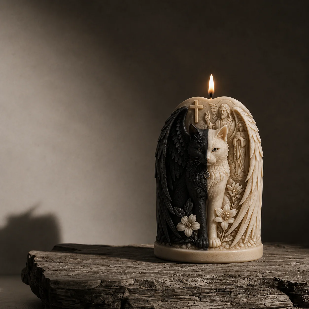Engelskatzenflügel-Kunstkerzenform, exquisite Textur, perfekt für die Herstellung von Duftkerzen, dekorativen Ornamenten, personalisierten Geschenken,