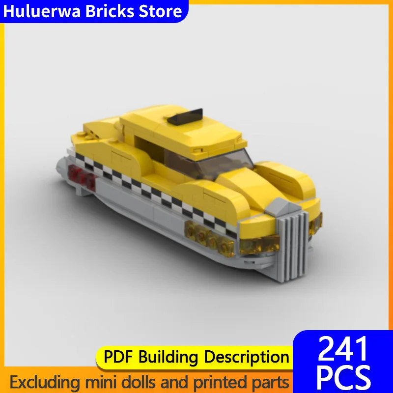 

Модель скоростного гоночного автомобиля MOC, строительные кирпичи, популярный фильм, такси, модульная технология, детские праздничные подарки, сборные игрушки, костюм