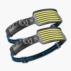 New COB Headlamp Powerful Induction LED Sensor Head Torch USB Charging with Battery Flashlights for Fishing Outdoor Riding