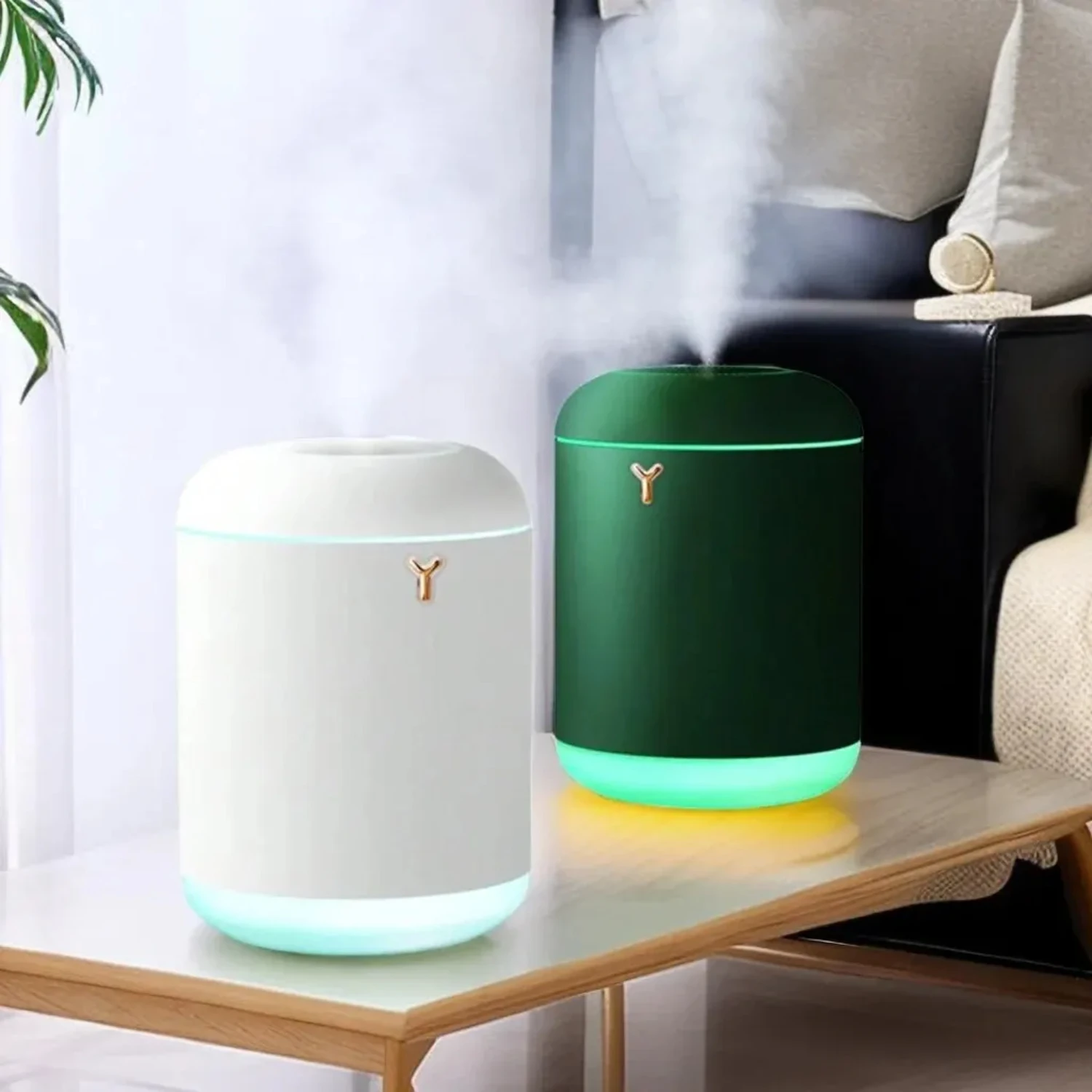 Efficient and powerful compact portable air purifier with 1000ml capacity for purification in office and bedroom. Sleek and idea