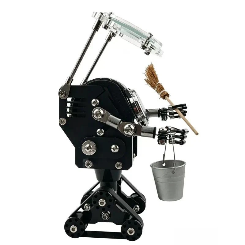 Elevate Your Workspace or Home Decor with This Striking Punk Style Metal Robot Watch Holder. Designed for Enthusiasts Of