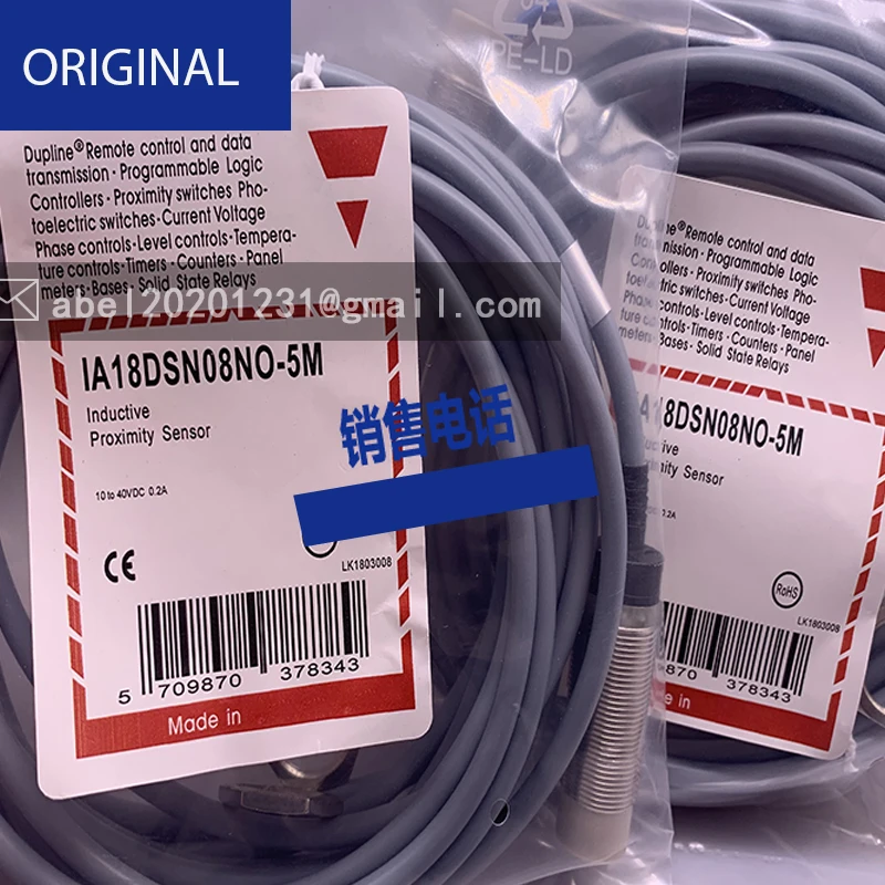 DC three wire PNP normalmente aperto ia18dsf08no