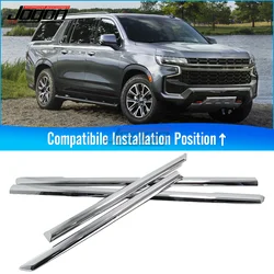 Car Side Door Body Strip Protection Fender Trim Exterior For GMC YUKON For Chevy Chevrolet Suburban Tahoe 2021 2022 2023