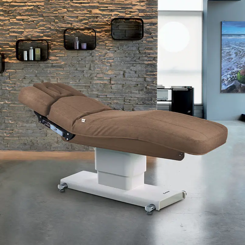 Pink 4-Motor Electric Beauty Massage Bed With CE Motors And Adjustable Leg Backrest For Spa Salon Use