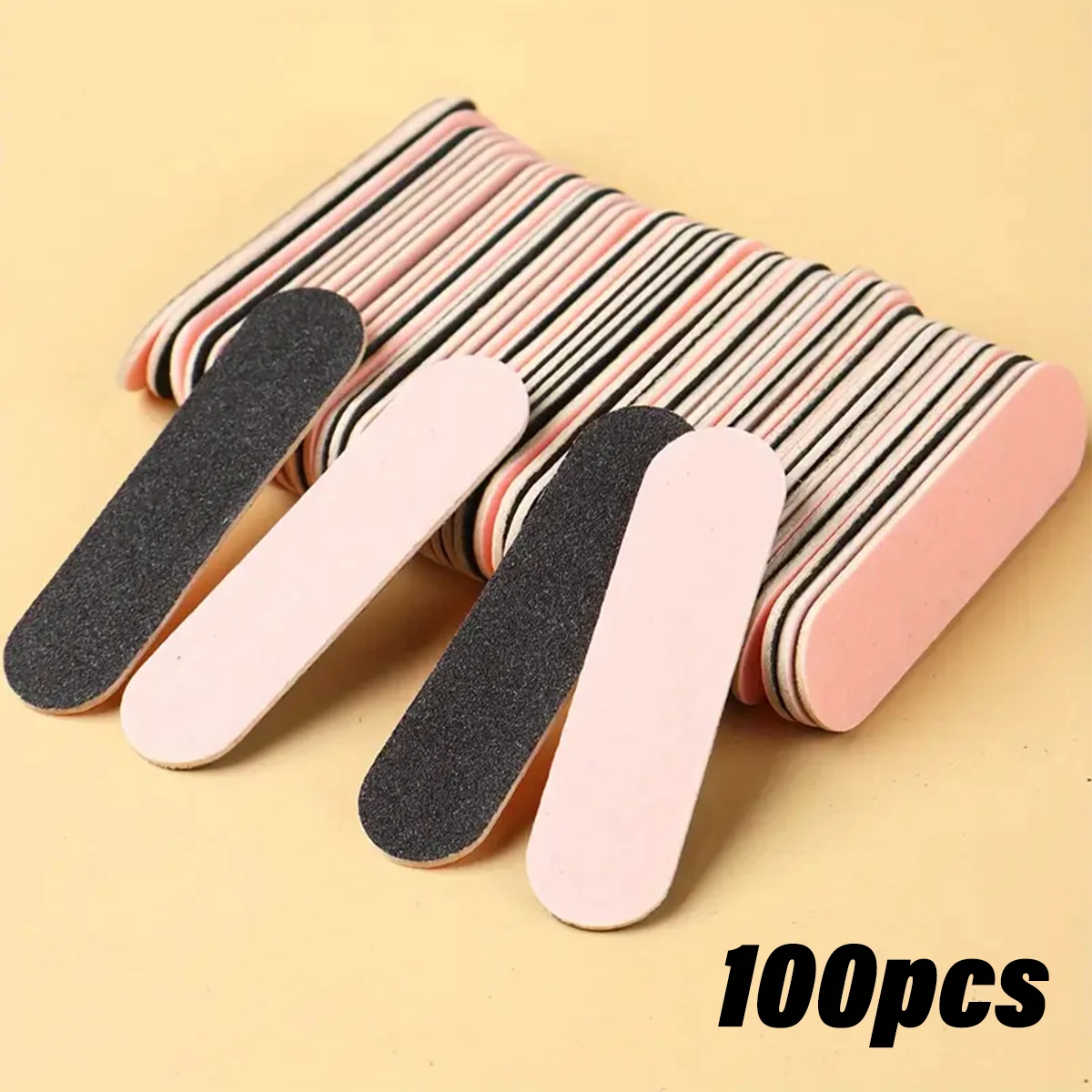 Dubbelzijdige nagelvijlen Mini hout schuurbufferblokset voor gellak manicure pedicure salon professionele nail art tools