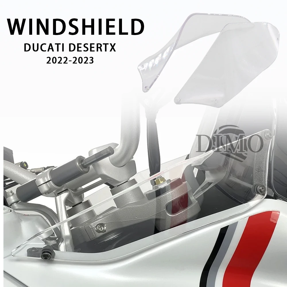 

Motorcycle side windshield side air reflector windshield For Ducati Desert X DesertX desertX 2022 2023