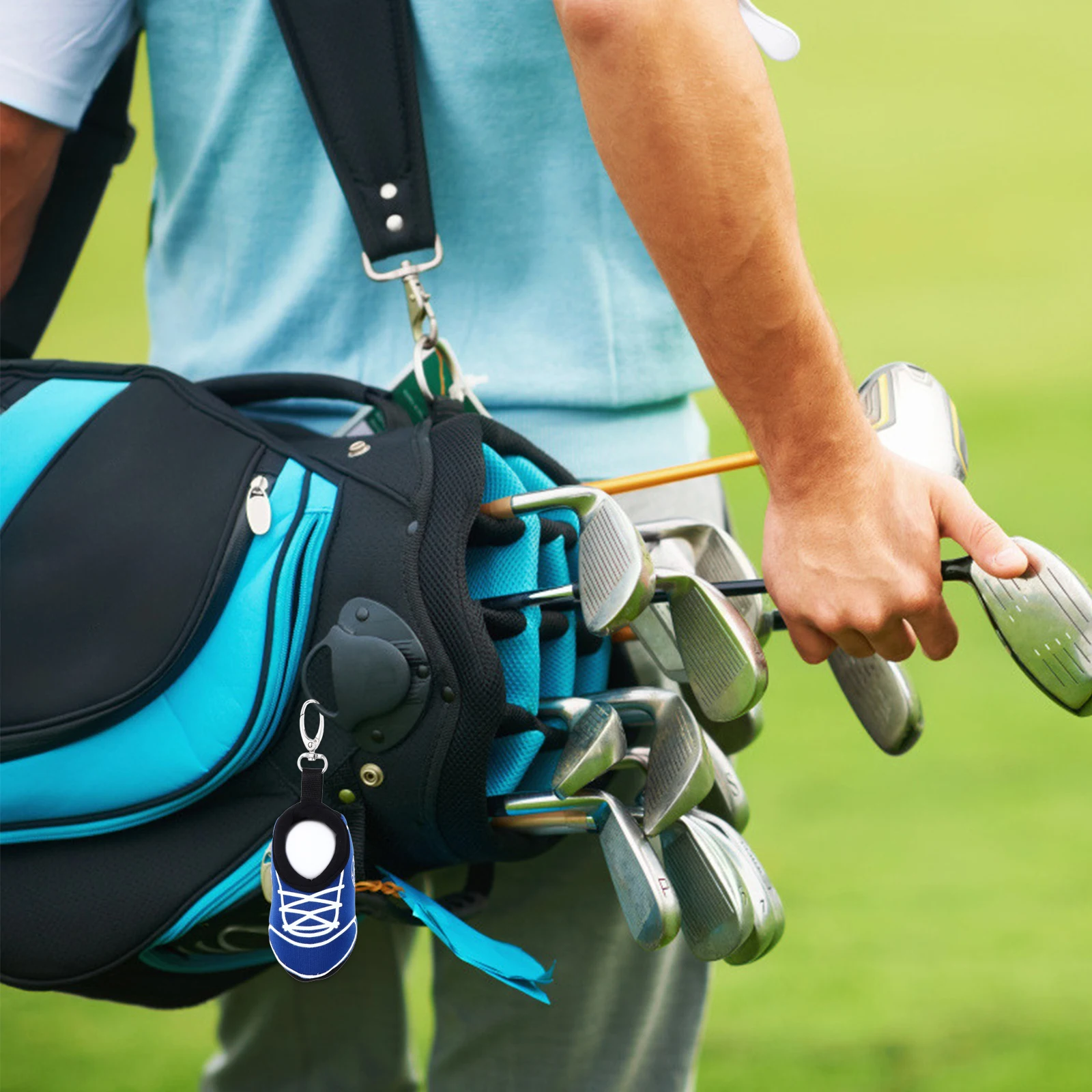 

Golf Ball Bag Neoprene Storage Pouch Dust Proof Fitness Useful Balls Pocket Creative Lovely Practical Gift Lovers