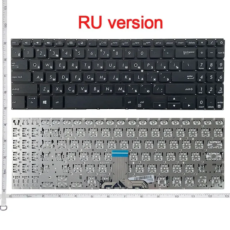 

Клавиатура с раскладкой США/RU для Asus ExpertBook B1 B1500 C L1500 CD P1450 P1550 BW450, новая