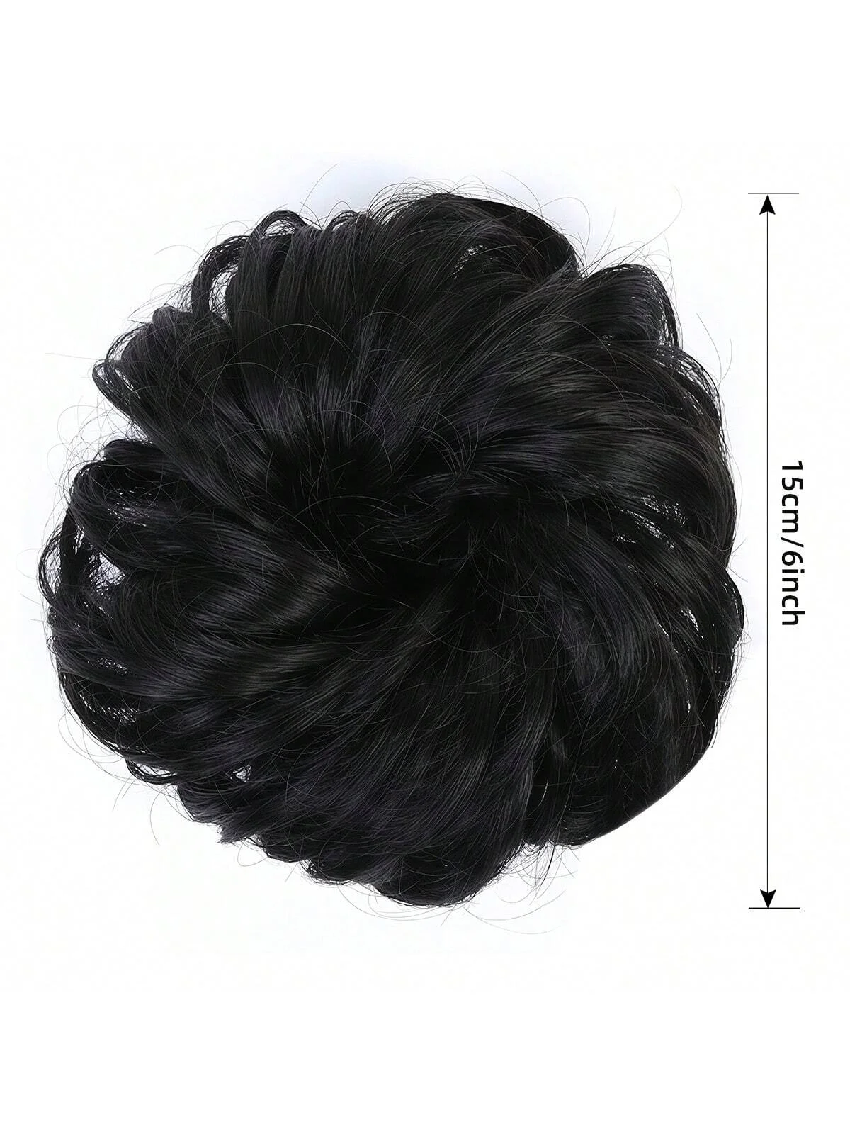 Mehrfarbiger Blütenknospen-Haarring, faules lockiges, flauschiges Haar, Ball-Zubehör für synthetische Perücke, personalisierte Haarmode – Detail 8