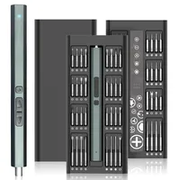 Super Precision Electric Screwdriver Set 66 in 1 Power Cordless Repair Tool 2 Torque Settings with 64 Magnetic Bits for Phone PC