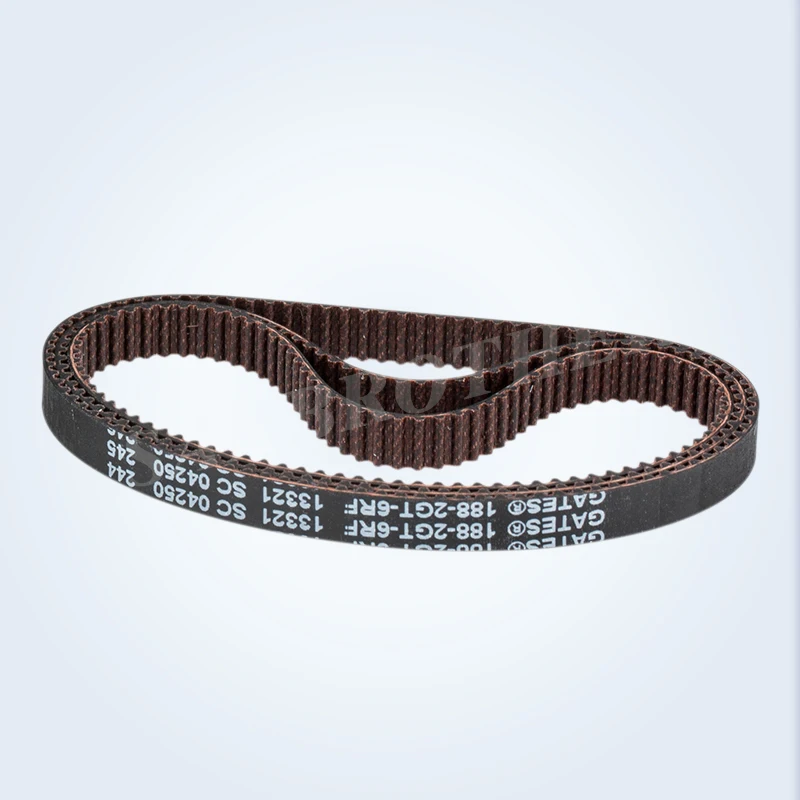 4 SZTUK VORON GATES-188-2GT-6RF Pas synchroniczny z zamkniętą pętlą GT2 Szerokość 6 mm L188 mm Pętla paska rozrządu Odporne na zużycie części drukarki 3D — zdjęcie produktu 6