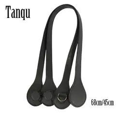 Tanqu Short Long Handle for O Bag with D Buckle Teardrop End Faux Leather Price Handles for OBag Belt Handbag Part