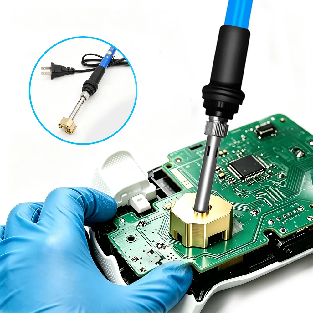 3D Joystick Desoldering Iron Tip & Heating Stick with 936 Soldering for PS4 PS5 for Xbox Series S X, One S/X/Elite & Switch Pro