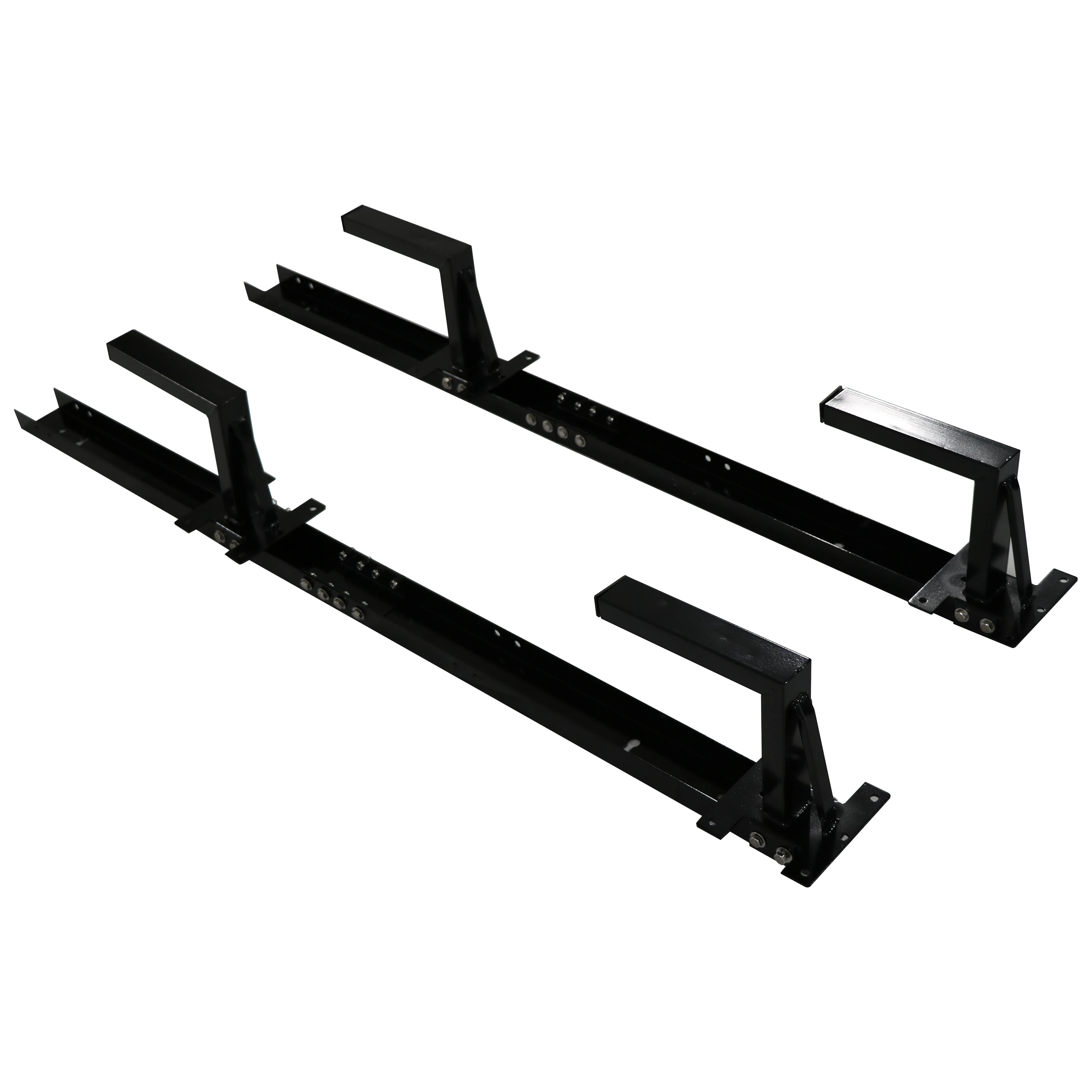 제조업체가 제공하는 블랙 스틸 자동차 루프랙 트레일러 사다리랙 밴용