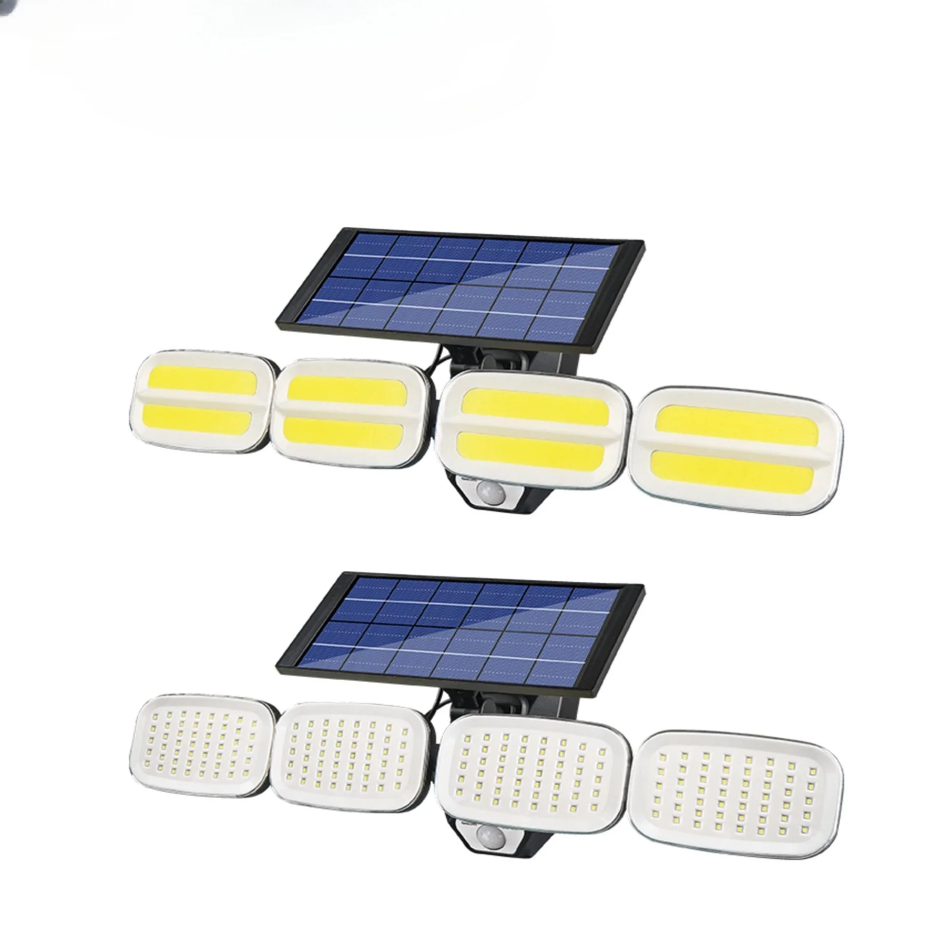 Lámpara Solar de pared para exteriores, luz de inducción de cuerpo humano para patio, calle, 200LED, 2024