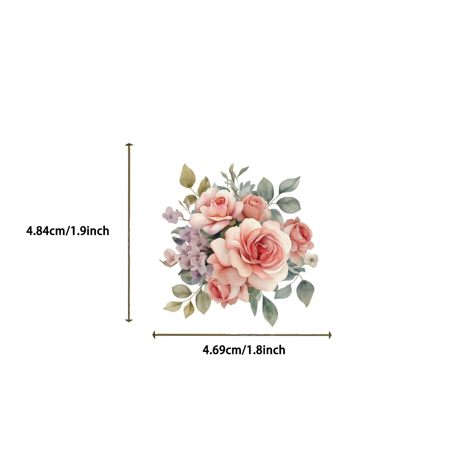 50Pcs Colorful Butterfly Sticker Pack Waterproof Transparent PET Booklet Butterfly Decor Guitar Laptop  Notebook Stickers Decal