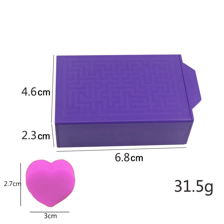 Cool Magic Purple Box Vanished Box Puzzle Box Magic Tricks Surprise Box Kids Toy Children\'s Close Up Stage Magic Props