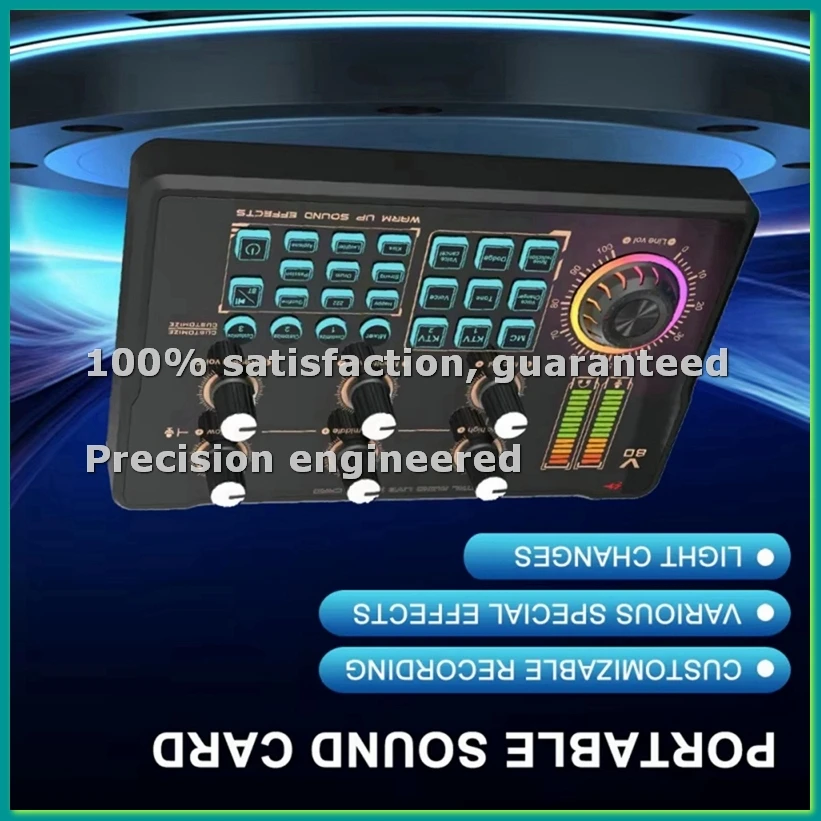 v80-ライブストリーミングサウンドカード-オーディオ録音-プロフェッショナルサウンドカードミキサー-djミキサー付き-ボイスチェンジャー-オーディオエフェクト-vvnb