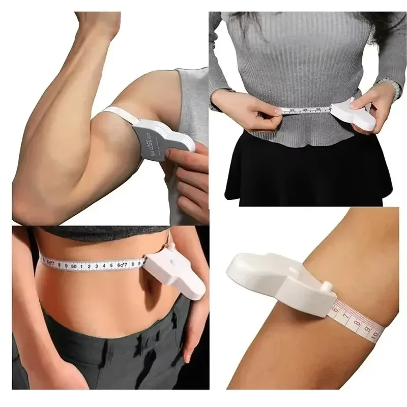 Picture 4: Automatic Telescopic Tape Measure Body Measuring Tape Sewing Ruler Tools Centimeter Tapes For Gym Fitness Arm Muscle Measurement