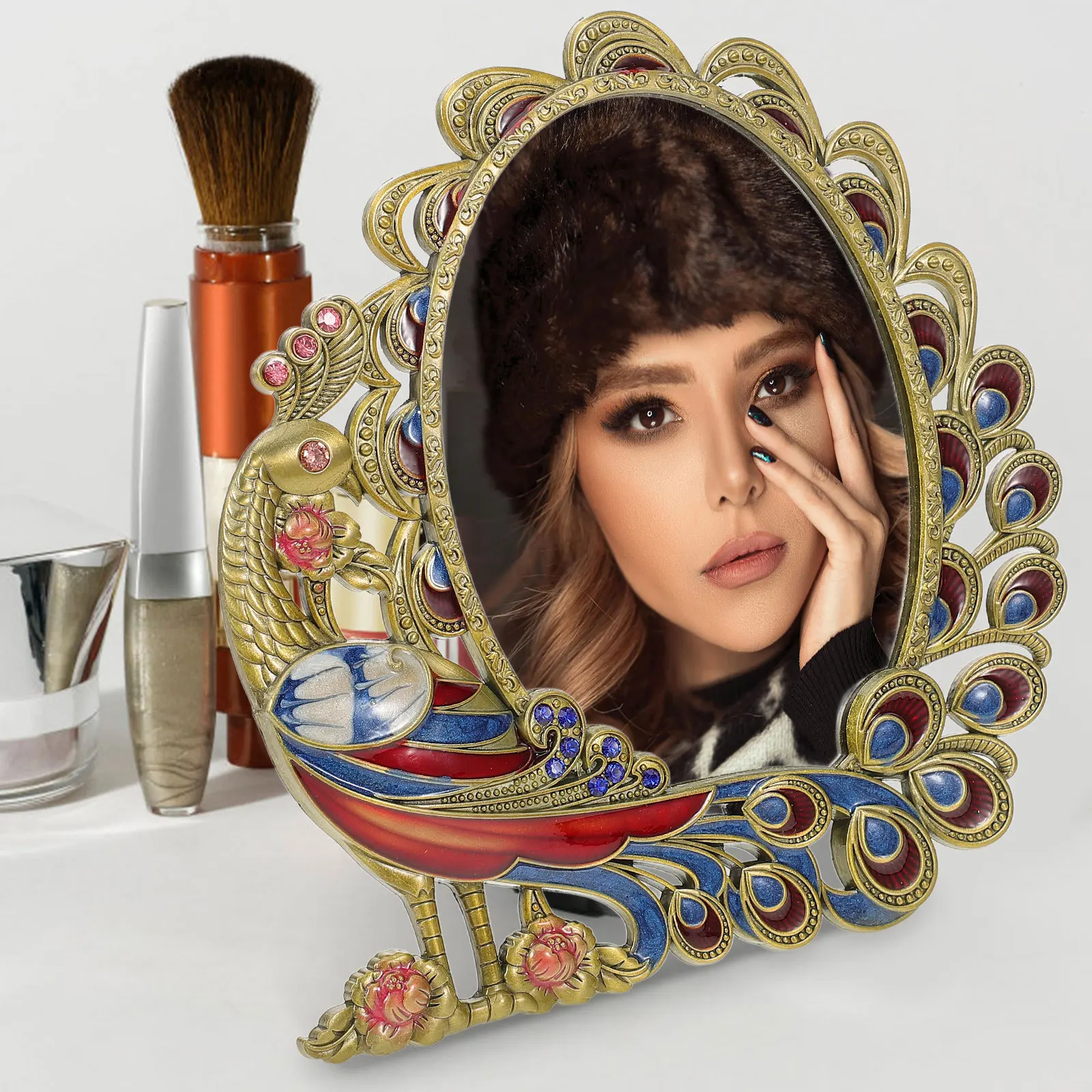 folding travel mirror desk mirror dressing table mirror folding mirror vanity mirror small mirrors makeup mirror