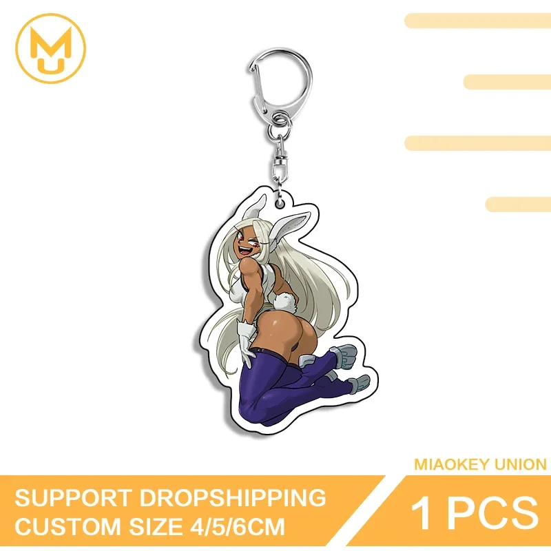 Naughty Mirko Novelty Peripheral Keyring Waterproof Hot Selling Unique Customized Props Creative Personality Amusing Jewelry