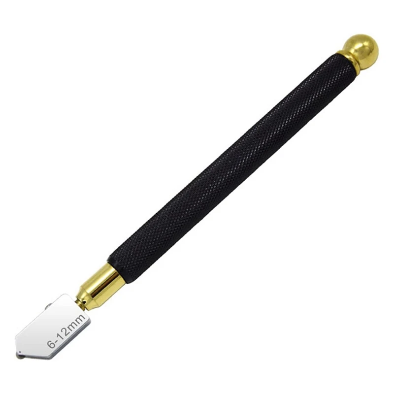 Profissional Vidro Corte Tool Set, Liga incisivo, 3 cabeças de cortador, marcando Pen, 1 Set