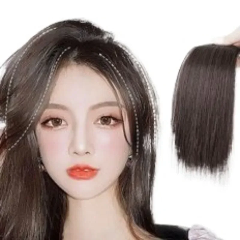 30Cm Real Brazilian Remy Horse Bangs, Long Roll Tassel and Pong Wig