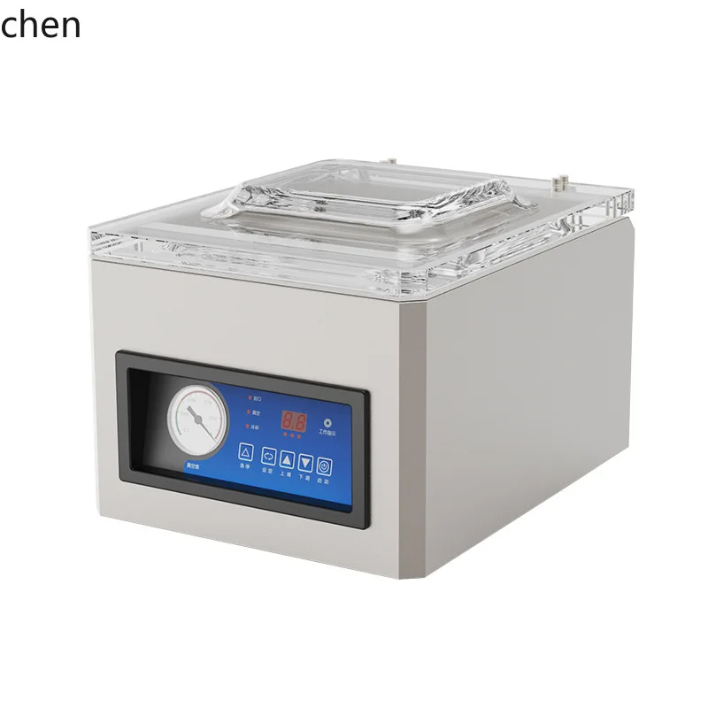 Máquina de Envasado al Vacío ZML, Selladora de Alimentos al Vacío Comercial Automática Universal para Polvo Seco y Húmedo