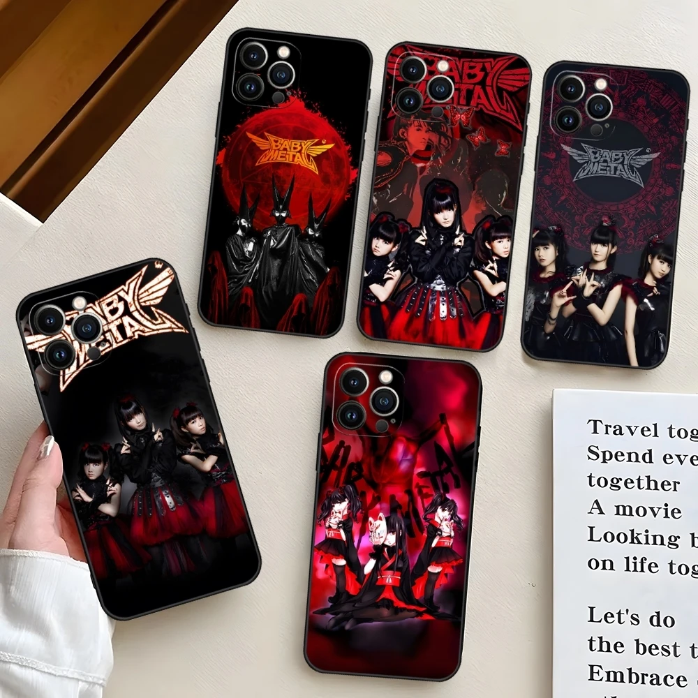 Babymetal Japanese Girl Idol Phone Case For Iphone 16 15 Pro Max 14 16 Mini 13 12 11 X Xr Xs 6 15 7 8 Plus Back Cover