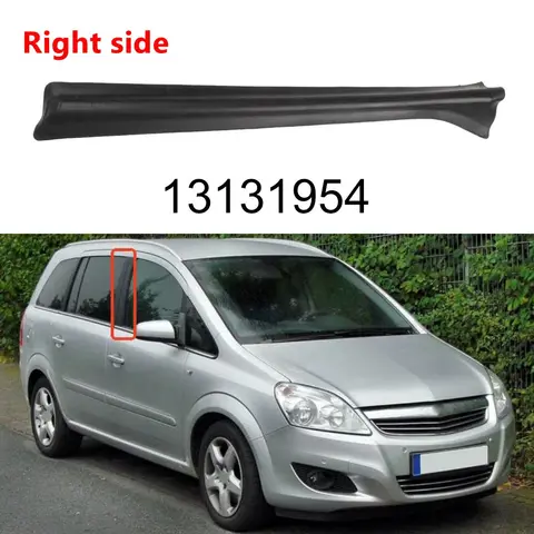1/2 шт. уплотнителей дверей 13131953 13131954 для OPEL ZAFIRA B 2005-2015, для VUAXHALL ZAFIRA B 2005-2015, резиновая накладка на центральную стойку.