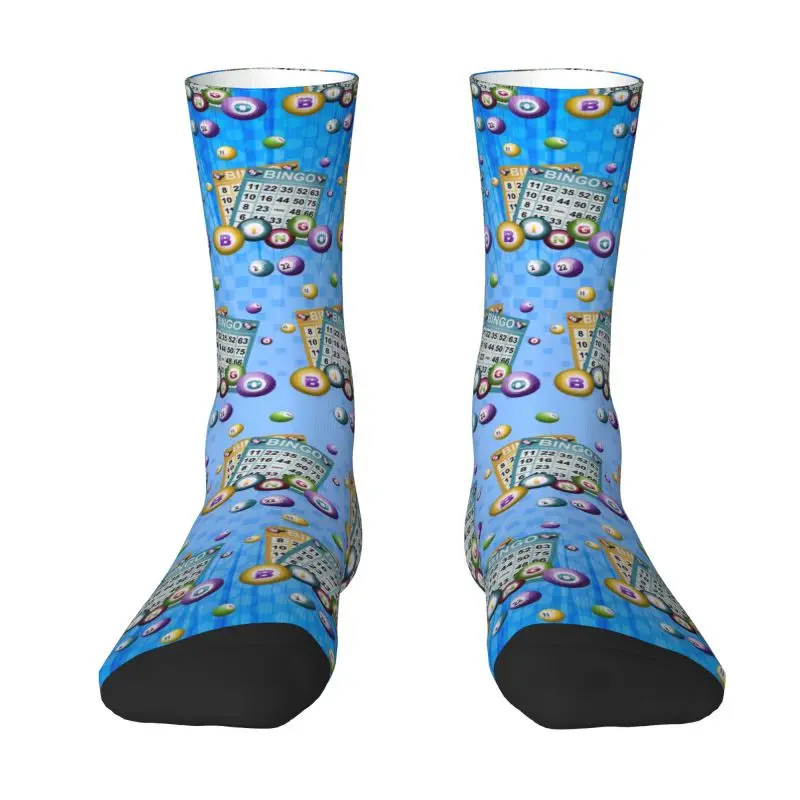 

Cool Men's Hot Game Bingo Dress Socks Unisex Breathbale Warm 3D Printing Crew Socks