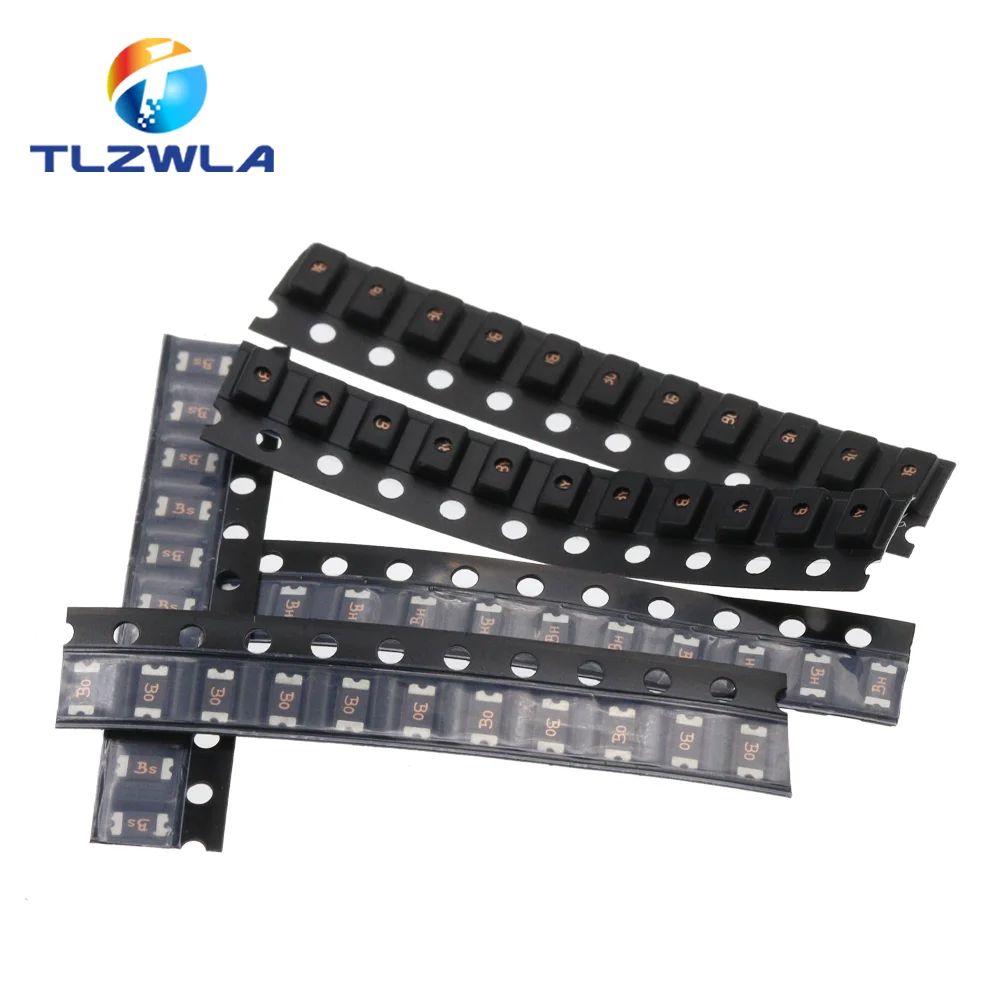 60 24 16 13 6V 3216 1206 0.05A 0.1A 0.12A 0.16A 0.2A 0.25A 0.5A 0.75A 1.1A 2A 3A-5A SMD Resettable Fuse PPTC Self-Recovery Fuse