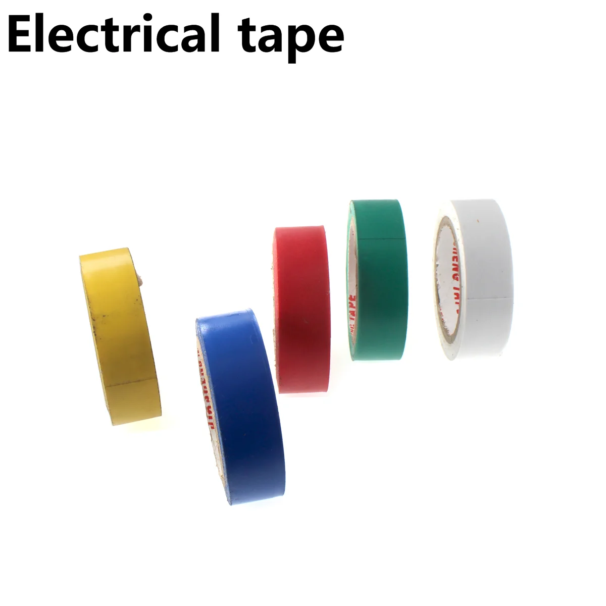 

2reel Flame Retardant Electrical Insulation Tape High Voltage PVC Electrical Tape Waterproof Self-adhesive Tape 18mm*30M