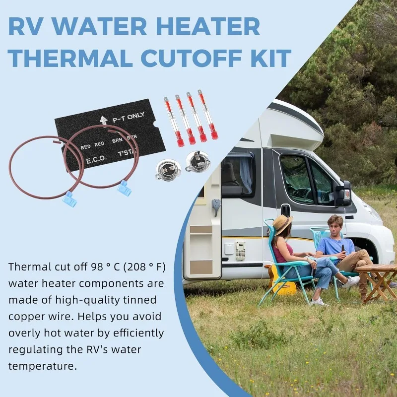 Atwood RV Water Heater Safety Accessories, Thermal Cutoff ECO Thermostat Kit 93866 91447 & More, 9-Pack Thermal Protection #6
