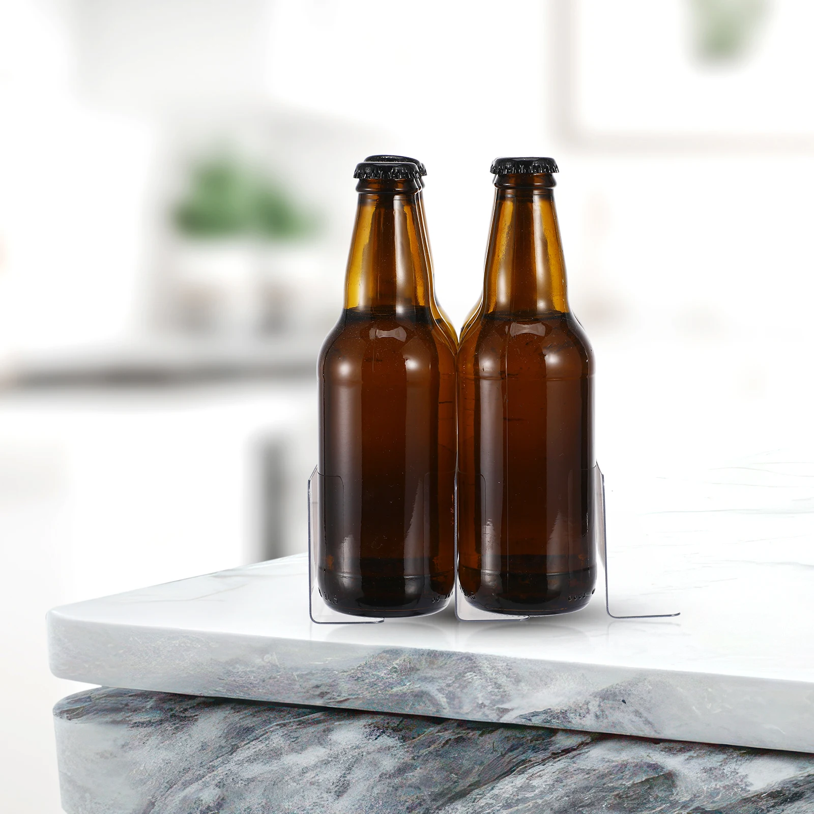 

6pcs L-shaped Isolation Board 20cmx6cm Supermarket Blocker Dividers for Shelves Cabinet Clear Closet Organizer Wardrobe Shelf