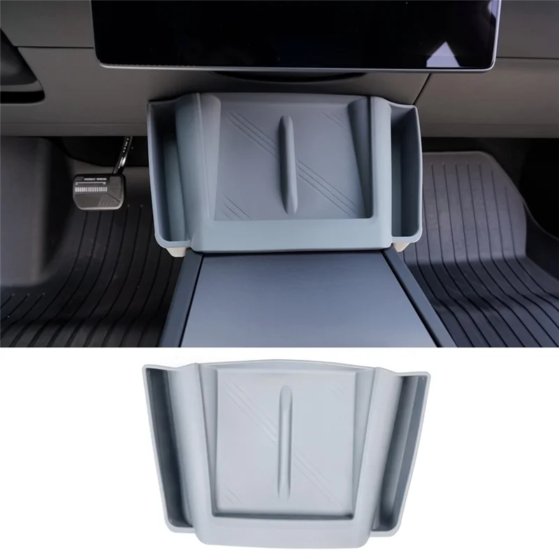 

Precisionn For Tesla Model 3 2024 Highland Center Console Wireless Charging Silicone Pad Organizer Interior Parts Accessories