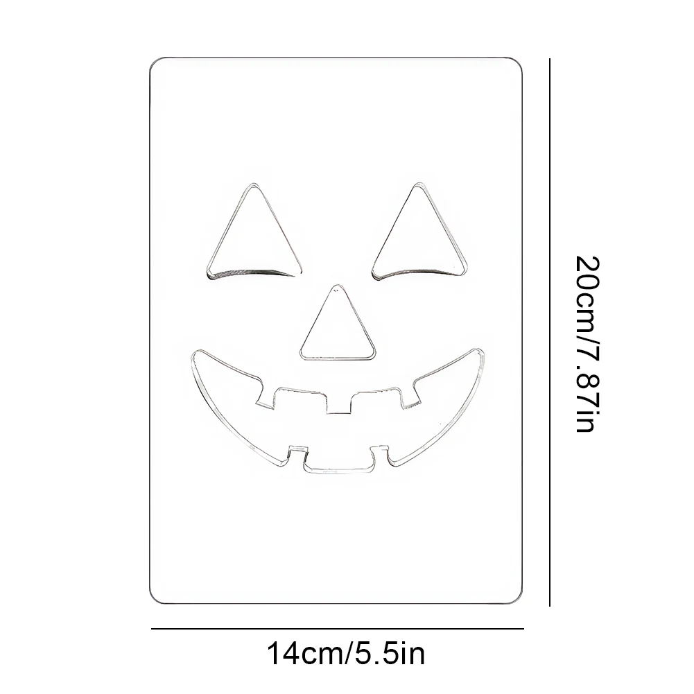 Plantillas de pintura decorativa con cara de murciélagos, calabaza de Halloween, troqueles de corte de Metal para manualidades, tallado de calabaza, paredes de madera, decoración artística