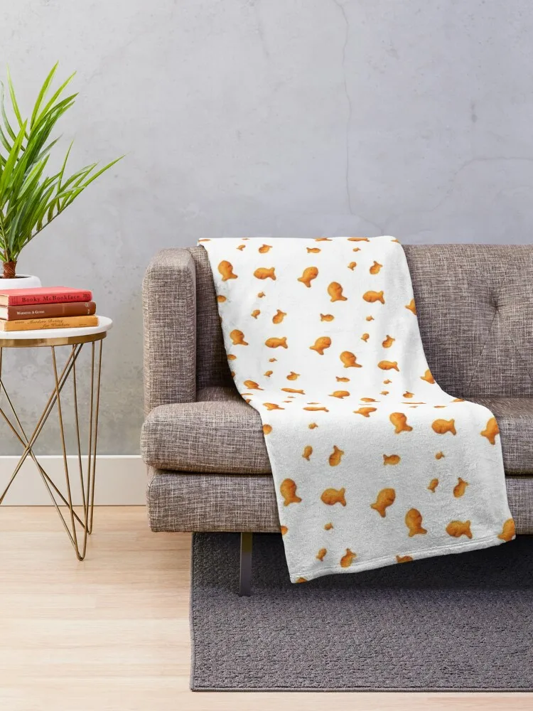 Goldfish Scattered Throw Blanket Bed Picnic Vintage Luxury Brand Blankets