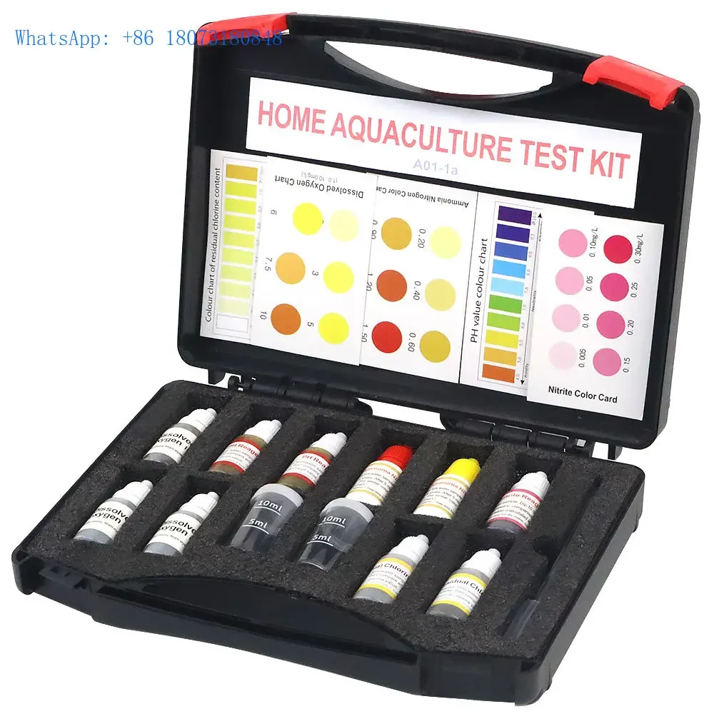 Home aquaculture fish water quality tester multiparameter water quality analyse reagents water quality test kit