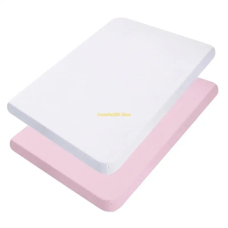 غطاء حماية سرير للأطفال من WXTD، ملاءة جاهزة لسرير الأطفال، غطاء قابل للإزالة